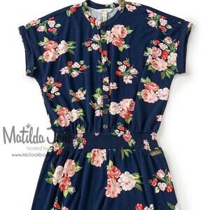 Matilda Jane Be Bold Women's Romper Navy Red Pink Floral 2019